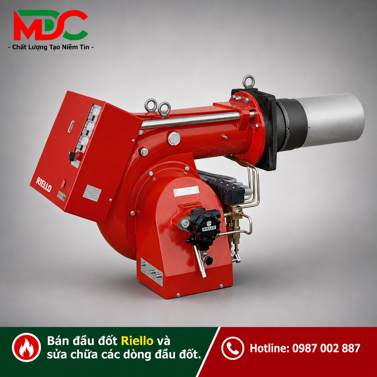 Đầu đốt dầu DO Riello 3 cấp loại Press T/G