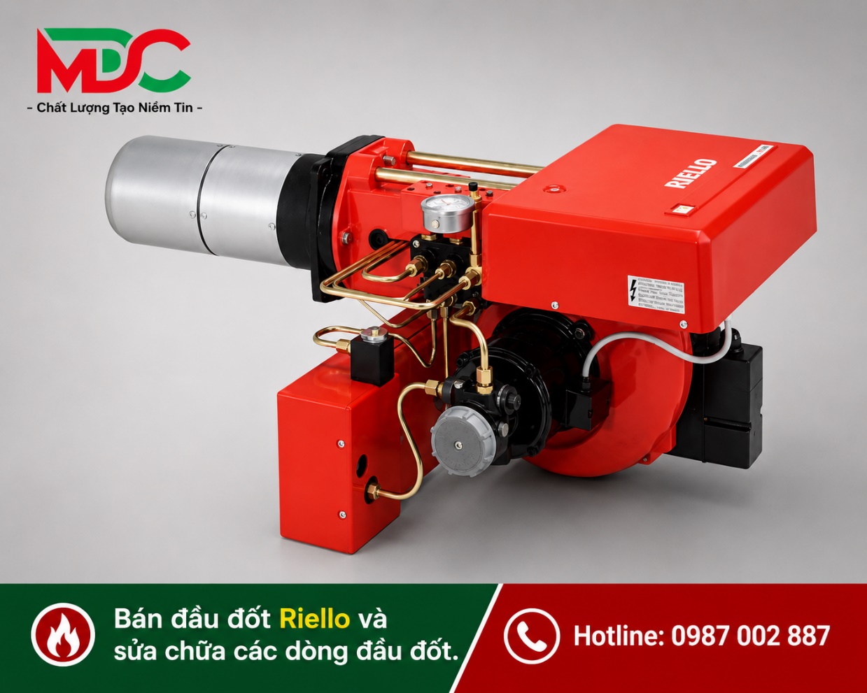 Đầu đốt dầu FO Riello 2 cấp loại Press N/ECO