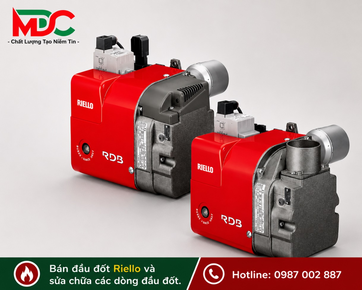 Đầu đốt Gas Riello 1 cấp loại RDBS