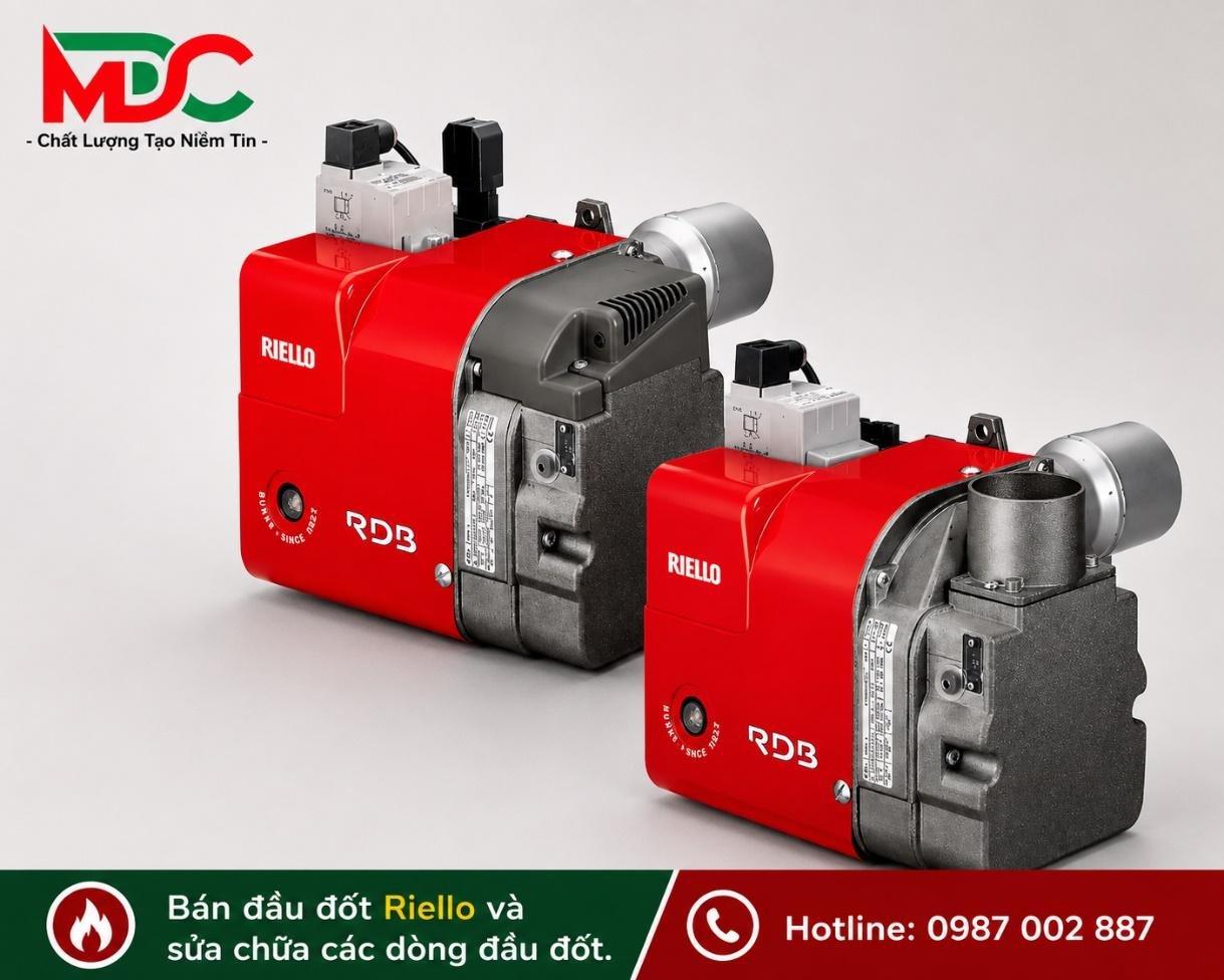 Đầu đốt Gas Riello 1 cấp loại RDBS