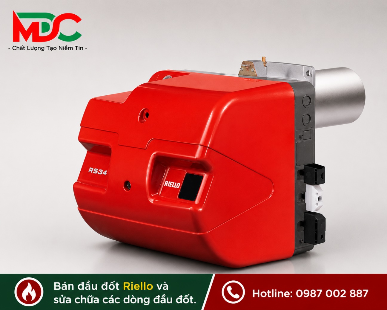 Đầu đốt Gas Riello 1 cấp loại RS