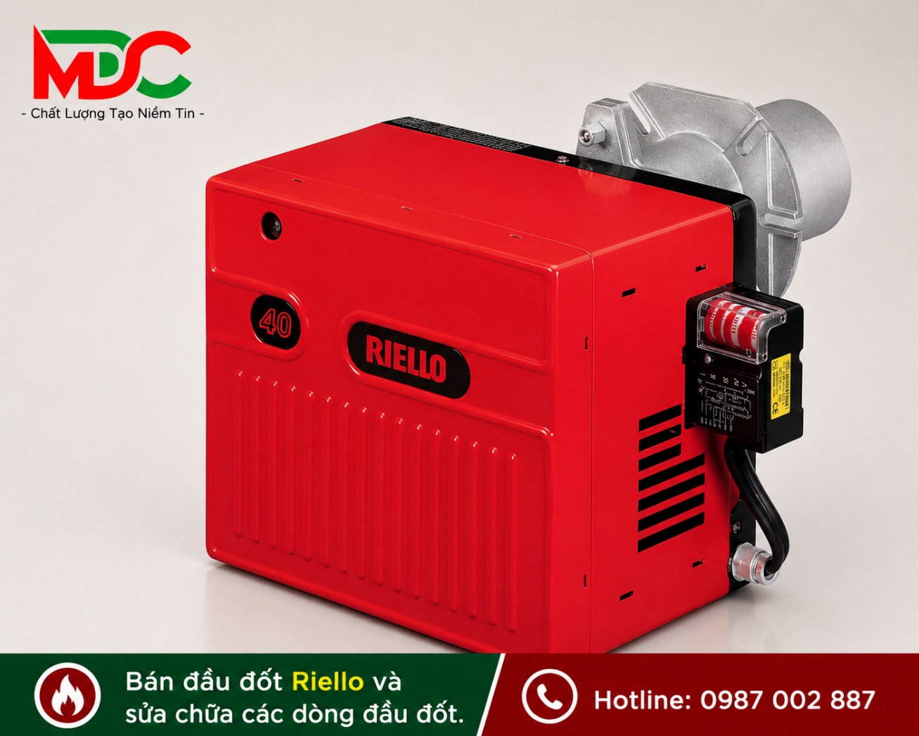 Đầu đốt Gas Riello 2 cấp loại FSD