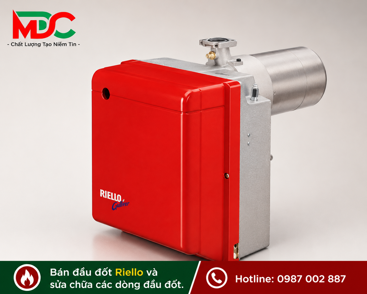 Đầu đốt Gas Riello 2 cấp loại Gulliver RS