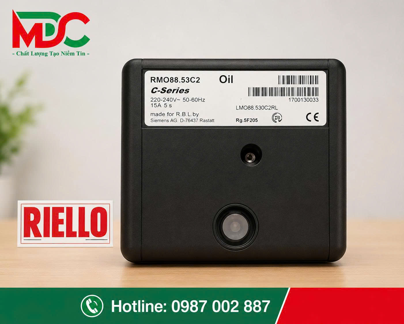 Hộp điều khiển đầu đốt Siemens RMO88.53A2