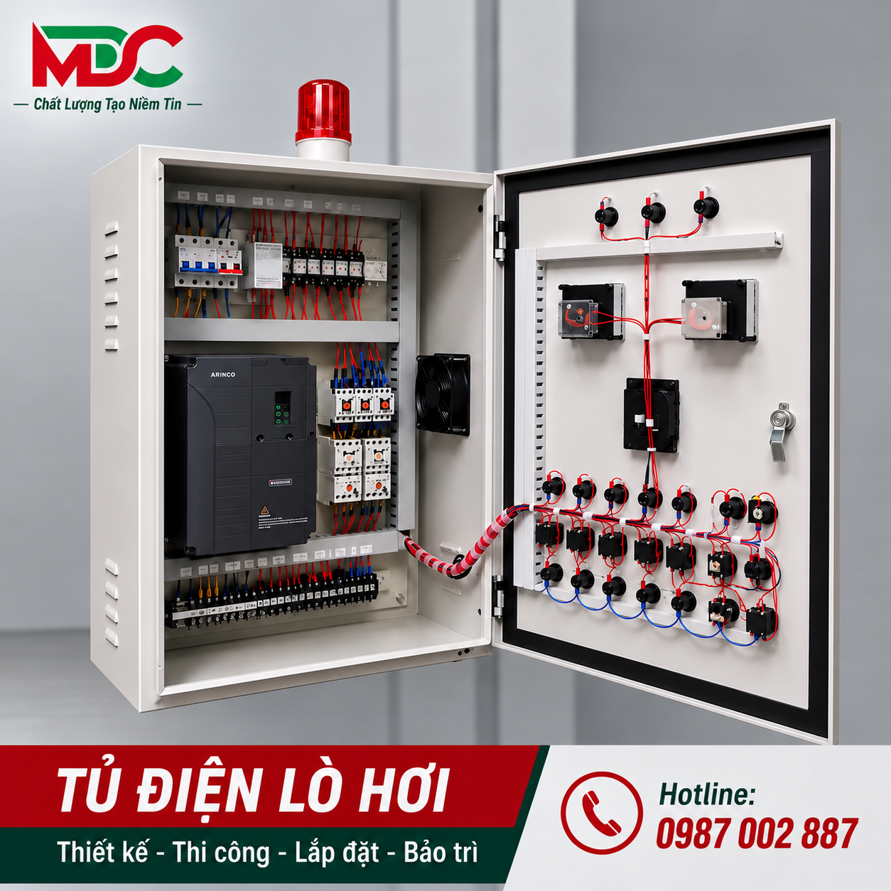 Tủ điện điều khiển sấy công nghiệp MDC